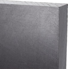 Made in USA - 3/4" Thick x 12" Wide x 3' Long, Polyethylene (UHMW) Sheet - Black, Antistatic Grade - Caliber Tooling