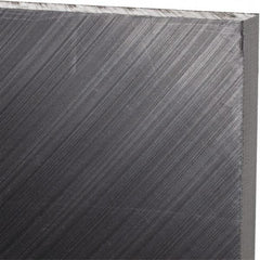 Made in USA - 1/2" Thick x 24" Wide x 4' Long, Polyethylene (UHMW) Sheet - Black, Antistatic Grade - Caliber Tooling