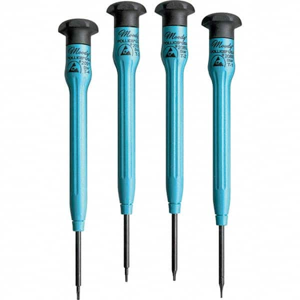 Moody Tools - Precision & Specialty Screwdrivers Type: Torx Overall Length Range: 3" - 6.9" - Caliber Tooling