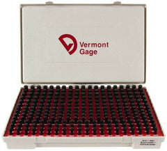 Vermont Gage - 250 Piece, 0.2515-0.5005 Inch Diameter Plug and Pin Gage Set - Minus 0.0001 Inch Tolerance, Class ZZ - Caliber Tooling