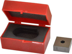 Value Collection - 0.4" Square Steel Gage Block - Accuracy Grade 0, Includes NIST Traceability Certification - Caliber Tooling