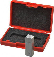 Value Collection - 0.45" Rectangular Steel Gage Block - Accuracy Grade 0, Includes NIST Traceability Certification - Caliber Tooling