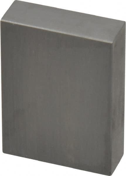 Value Collection - 1" Rectangular Steel Gage Block - Accuracy Grade 0, Includes NIST Traceability Certification - Caliber Tooling