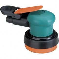 Dynabrade - 12,000 OPM, 14 CFM Air Consumption, Palm Air Orbital Sander - Round Pad, 1/4 NPT Inlet - Caliber Tooling