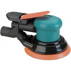 Dynabrade - 12,000 OPM, 14 CFM Air Consumption, Palm Air Orbital Sander - Round Pad, 1/4 NPT Inlet - Caliber Tooling