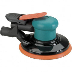 Dynabrade - 12,000 OPM, 14 CFM Air Consumption, Palm Air Orbital Sander - Round Pad, 1/4 NPT Inlet - Caliber Tooling