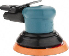 Dynabrade - 12,000 OPM, 14 CFM Air Consumption, Palm Air Orbital Sander - Round Pad, 1/4 NPT Inlet - Caliber Tooling