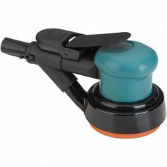 Dynabrade - 12,000 OPM, 14 CFM Air Consumption, Palm Air Orbital Sander - Round Pad, 1/4 NPT Inlet - Caliber Tooling