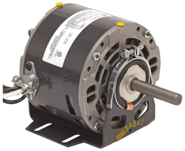 US Motors - 1/20 hp, ODP Enclosure, Auto Thermal Protection, 1,100 RPM, 208-230 Volt, 60 Hz, Industrial Electric AC/DC Motor - Size 42 Frame, Bracket Mount, 3 Speed, SAB Bearings, 0.55 Full Load Amps, A Class Insulation, CW Lead End - Caliber Tooling