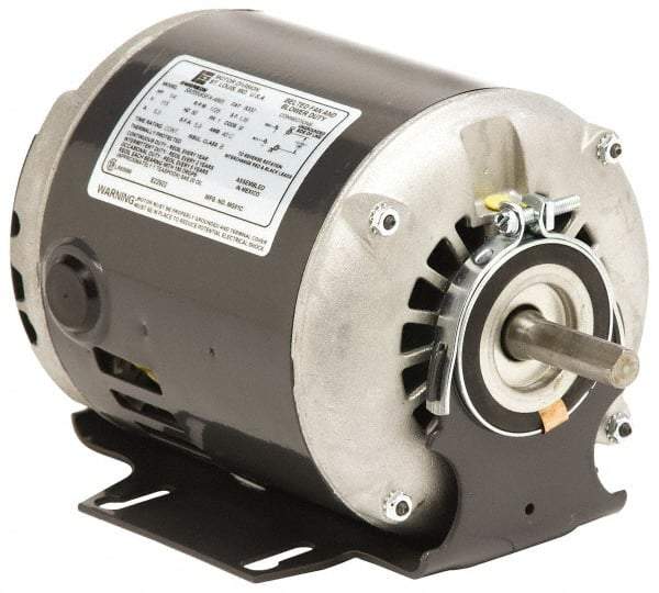 US Motors - 1/2 hp, ODP Enclosure, Auto Thermal Protection, 1,725 RPM, 115/230 Volt, 60 Hz, Industrial Electric AC/DC Motor - Size 56 Frame, Resilient Mount, 1 Speed, Sleeve Bearings, A Class Insulation, CW Drive End Rev - Caliber Tooling