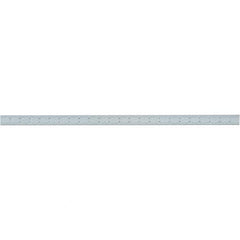 Starrett - 24 Inch Long Blade, 4R Graduation Combination Square Blade - Uncoated, Steel, 1/64, 1/32 1/16 and 1/8 Inch Graduation - Caliber Tooling