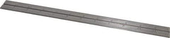 Starrett - 12 Inch Long Blade, 16R Graduation Combination Square Blade - Steel, 1/100, 1/64, 1/50 and 1/32 Inch Graduation - Caliber Tooling