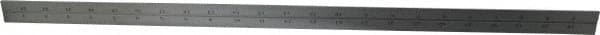 Starrett - 24 Inch Long Blade, 4R Graduation Combination Square Blade - Satin Chrome Finish, Steel, 1/64, 1/32 1/16 and 1/8 Inch Graduation - Caliber Tooling