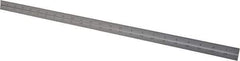 Starrett - 24 Inch Long Blade, 16R Graduation Combination Square Blade - Satin Chrome Finish, Steel, 1/100, 1/64, 1/50 and 1/32 Inch Graduation - Caliber Tooling