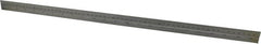 Starrett - 24 Inch Long Blade, 600mm Long Blade, English and Metric Graduation Combination Square Blade - Satin Chrome Finish, Steel, 1/64 and 1/32 Inch Graduation, 0.5 and 1mm Graduation - Caliber Tooling