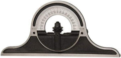 Starrett - 12 to 24 Inch Long Blade, Combination Square Protractor Head - Black Wrinkle Coated, Cast Iron - Caliber Tooling