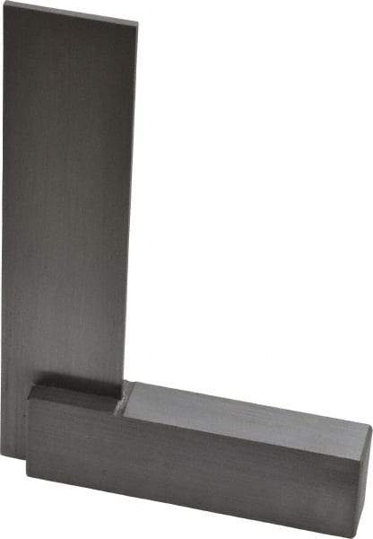 Starrett - 3" Blade Length, 2-3/8" Base Length Steel Square - 0.0025mm Accuracy - Caliber Tooling