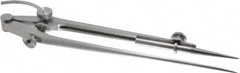 Starrett - 9 Inch Leg, Spring Joint, Steel, Polished, Divider - 12 Inch Max Measurement, 300mm Max Measurement, with Quick Nut Adjustment - Caliber Tooling