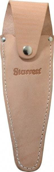 Starrett - 6" OAL, Leather Caliper Holster - 1 Piece, For Use with 6" (150 mm) 120/120M Series Dial Calipers - Caliber Tooling