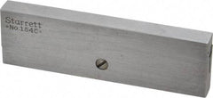 Starrett - 11/16 to 15/16" Adjustable Parallel - 2-11/16" Long x 9/32" Thick - Caliber Tooling