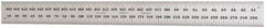 Starrett - 300mm Long, 0.5, 1mm Graduation, Flexible Steel Rule - Metric Graduation Style, 1" Wide, Silver, Satin Chrome Finish - Caliber Tooling