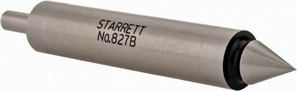 Starrett - 0.2" Head Diam, 1/2" Shank, Double End, Mechanical Edge Finder - Conical and Cylindrical Contact - Caliber Tooling