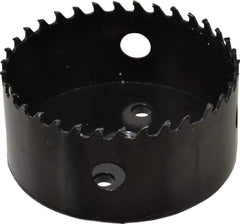 Starrett - 3-3/4" Diam, 1-5/8" Cutting Depth, Hole Saw - Carbide-Tipped Saw, Toothed Edge - Caliber Tooling