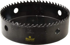 Starrett - 6" Diam, 1-5/8" Cutting Depth, Hole Saw - Carbide-Tipped Saw, Toothed Edge - Caliber Tooling