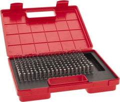 Value Collection - 190 Piece, 0.061-0.25 Inch Diameter Plug and Pin Gage Set - Minus 0.0002 Inch Tolerance, Class ZZ - Caliber Tooling