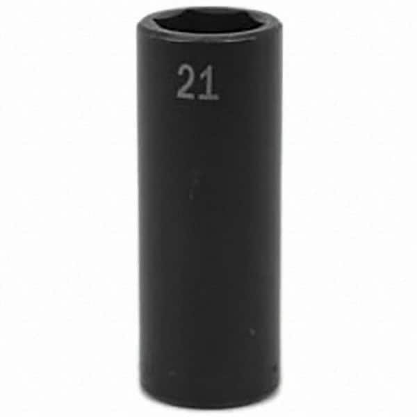 SK - Impact Socket - 1/2"DR 21MM DEEP IMPACT SOCKET - Caliber Tooling