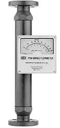 King - 2" Flange Port PVC/Hastelloy Flowmeter - 125 Max psi, 100 GPM, PVC - Caliber Tooling