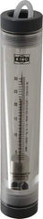 King - 1" FNPT Port Tube Flowmeter - 125 Max psi, 30.5 GPM, Acrylic - Caliber Tooling