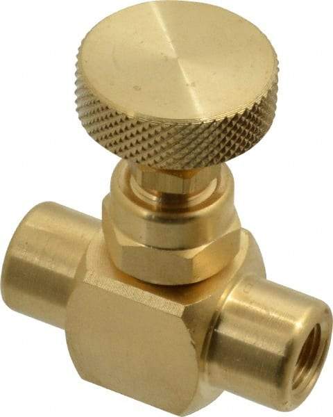 Made in USA - Needle Valve - Brass Valve - Caliber Tooling