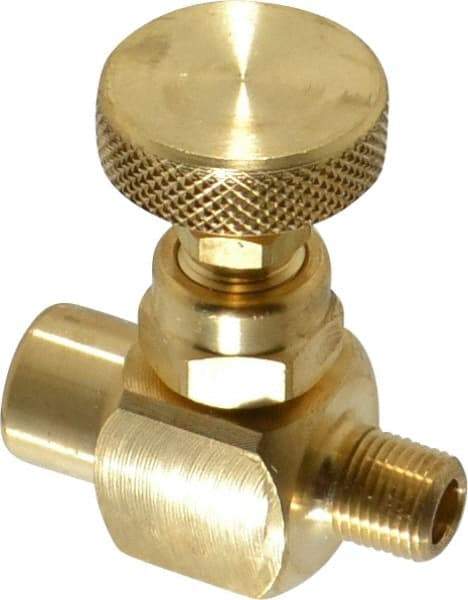 Made in USA - Needle Valve - Brass Valve - Caliber Tooling