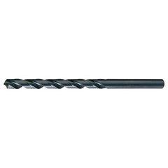 43/64 RHS / RHC HSS 118 Degree Radial Point General Purpose Taper Length Drill - Steam Oxide - Exact Industrial Supply