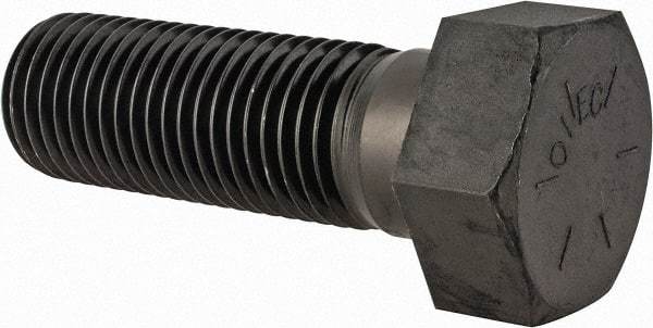 Value Collection - 2 - 4-1/2 UNC, 6" Length Under Head Hex Head Cap Screw - Partially Threaded, Grade 8 Alloy Steel, Uncoated, 3" Hex - Caliber Tooling