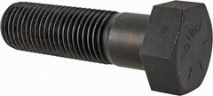 Value Collection - 2 - 4-1/2 UNC, 7" Length Under Head Hex Head Cap Screw - Partially Threaded, Grade 8 Alloy Steel, Uncoated, 3" Hex - Caliber Tooling