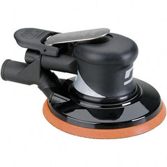 Dynabrade - 12,000 OPM, 18 CFM Air Consumption, Palm Air Orbital Sander - Round Pad, 1/4 NPT Inlet - Caliber Tooling