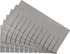 Quantum Storage - 16-1/2" Wide x 8" High, Gray Bin Divider - Use with DG92080 - Caliber Tooling