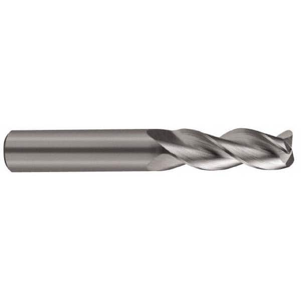 SGS - 1" Diam 3 Flute Solid Carbide 0.09" Corner Radius End Mill - Caliber Tooling