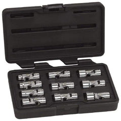 GearWrench - 10 Piece 3/8" Drive Standard Socket Set - 6 Points, 10 to 19mm, Metric Measurement Standard - Caliber Tooling