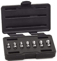 GearWrench - 7 Piece 1/4" Drive Standard Socket Set - 6 Points, 3/16 to 9/16", Inch Measurement Standard - Caliber Tooling