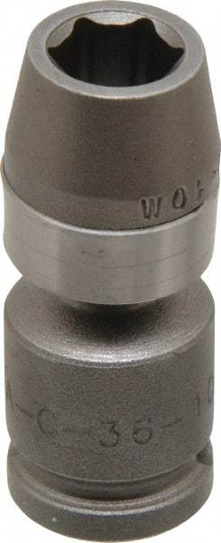 Apex - 3/8" Drive, Standard Hand Socket - 6 Points, 1-7/8" OAL, Steel - Caliber Tooling