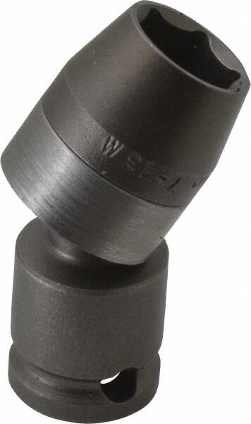 Apex - 3/8" Drive, Standard Hand Socket - 6 Points, 2-1/16" OAL, Steel - Caliber Tooling