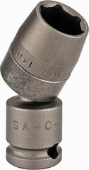 Apex - 3/8" Drive, Standard Hand Socket - 6 Points, 2-1/8" OAL, Steel - Caliber Tooling