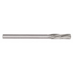 Chucking Reamer: 0.1654″ Dia, 2-61/64″ OAL, 3/4″ Flute Length, Straight Shank, Solid Carbide 6 Flute, RH