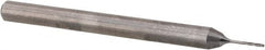 Magafor - 0.3988mm Solid Carbide 4 Flute Chucking Reamer - Spiral Flute, 0.118" Straight Shank, 5/64" Flute Length, 1-17/32" OAL - Caliber Tooling