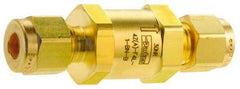 Parker - 3,000 Max psi, 1/4" Pipe, Brass Instrumentation Filter - Micro Rating 1, Viton Seal - Caliber Tooling