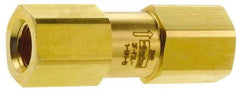 Parker - 3,000 Max psi, 1/2" Pipe, FNPT x FNPT End Connections, Brass Instrumentation Filter - Micro Rating 1, Viton Seal - Caliber Tooling