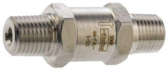 Parker - 6,000 Max psi, 1/8" Pipe, MNPT x MNPT End Connections, Stainless Steel Instrumentation Filter - Micro Rating 1, 316 Grade, Viton Seal - Caliber Tooling